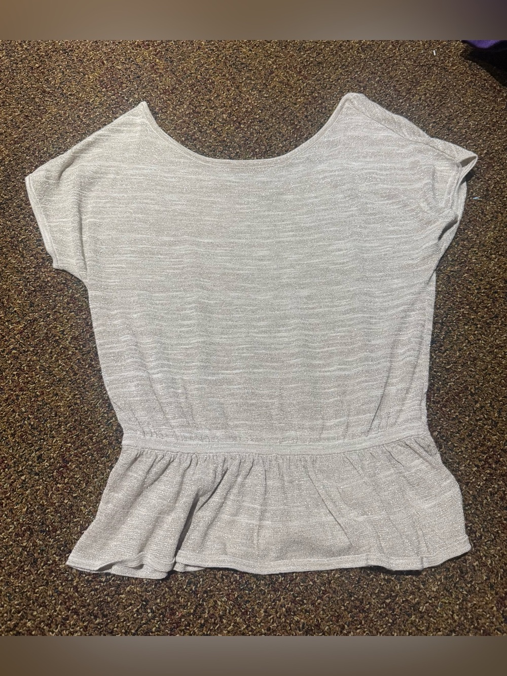 Express women’s Peplum Top - Casual Scoop Neck Size S